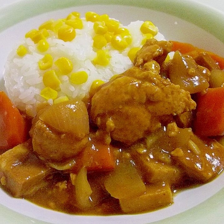 15分♪ふわふわno鶏挽き肉カレー